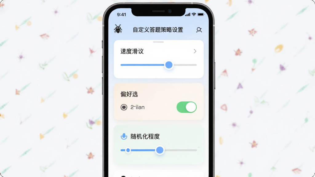 ��С���Զ������������ý��棬�ֻ���Ļչʾ����������壬�����ٶȻ��顢ƫ��ѡ��ء�������̶ȵ��ڵȿؼ���������ÿ�Ƭʽ��ƣ���ɫ��ͣ�ͼ�꾫�£������ɾ����࣬�����������޶���Ԫ��