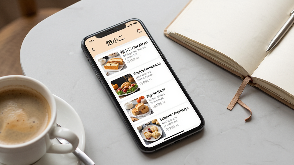 һ��չʾ��С��APP��Ѷҳ���ͼƬ������������һ�������ֻ�����Ļ�ϳ����ű�С���決�̳ǵ���ҵ��Ѷ�б���ÿ����Ѷ��������ͼ�ͱ��⣬�����漰�決���ɡ�ԭ��֪ʶ���г���̬�ȡ��ֻ�������ǳ��ɫ�����ϣ��Ա���һ�����Ⱥ�һ�������ıʼǱ�������ɫ��ƫů����������ʣ�����ɾ�������ϸ�壬�޶���Ԫ�ظ��š�