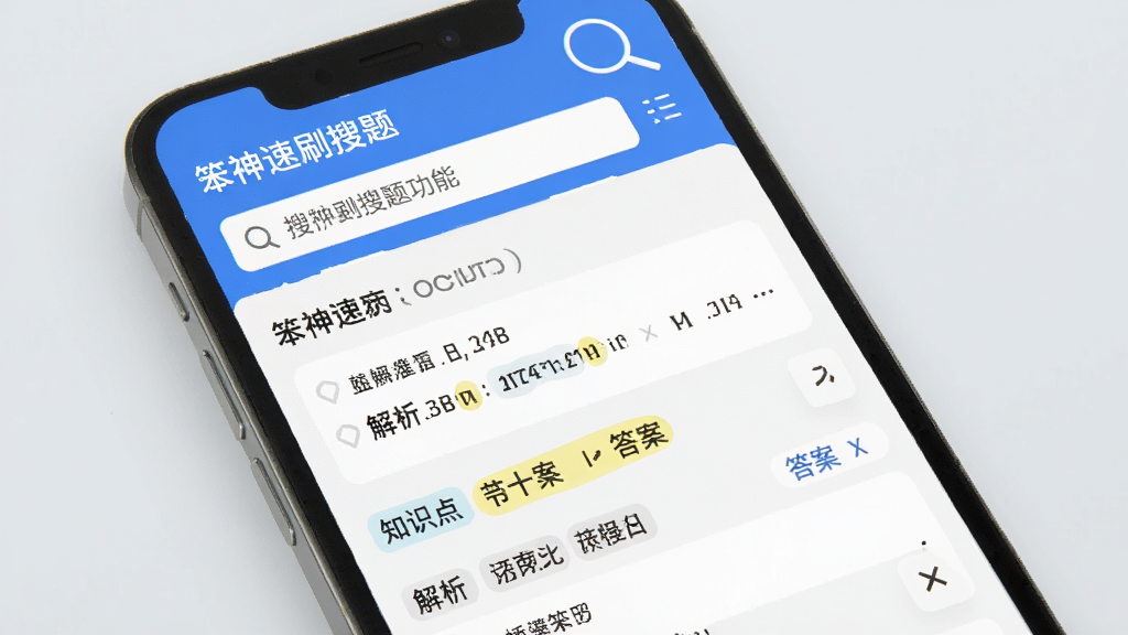 ������ˢ���⹦�ܽ��棬��������Ϊ�ֻ���Ļ�������������б���չʾ��Ŀ������֪ʶ���ǩ������Ϊǳ��ɫ������Լ����ϸ���зŴ�ͼ��ʹ𰸸�����ǣ����������ɾ��޶���Ԫ��