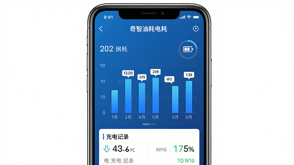 һ��չʾ�����ͺĵ��APP���ͳ�ƽ����ͼƬ�������������ֻ���Ļ����Ļ����ʾ����������״ͼ�����¼������Ϊ�ֻ��������У��Ű����������Ϊ�Ƽ�������ϸ�ڰ�����ɫ��״ͼ����ɫ���ݱ�ǩ��Բ�ε���ͼ�꣬���ʸ��壬�ɾ����޶���Ԫ��
