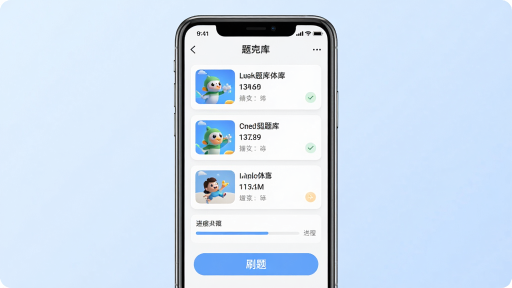 ��������ֻ�Ӧ���������ͼ����������չʾ�ֻ���Ļ����Ļ��Ϊ�������б���ˢ�ⰴť������Ϊ����ɫ���䣬�������ˬ��ϸ�ڰ�����Ŀ��Ƭ�ͽ����������������ɾ��޶���Ԫ��