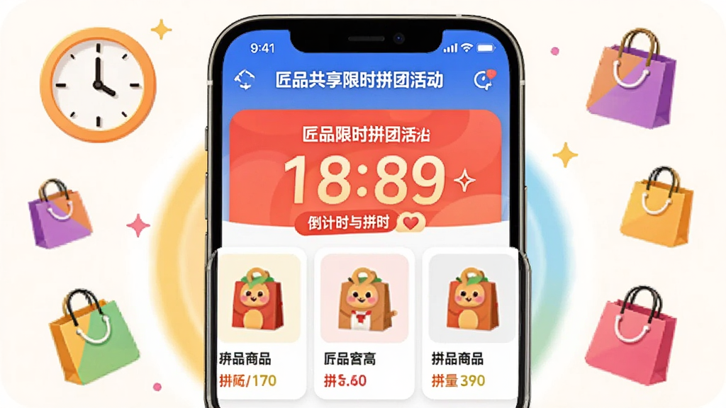 ��Ʒ������ʱƴ�Ż����ͼ���ֻ���Ļ��ʾ����ʱ��ƴ����Ʒ��Ƭ����Χ����ʱ���빺���ͼ�꣬���������죬ɫ�ʷḻ���ɾ��������������޶���Ԫ��