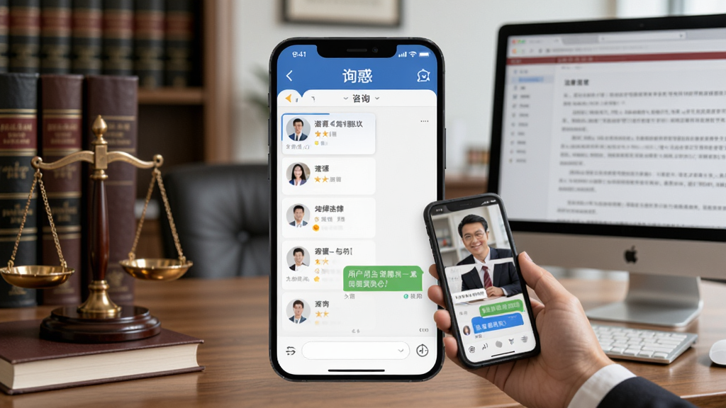���������ǡ�ѯ��Ӧ�ý��棬չʾ��ʦ�б�����ѯ���촰�ڣ�һλ��ʦ�������ֻ��ظ��û����⣬����Ϊ�����칫�һ���������дʵ���ϸ�ڰ��������鼮����ƽ�ڼ���������Ļ�ϵķ������ģ����ʸ��壬�ɾ����࣬�޶���Ԫ��