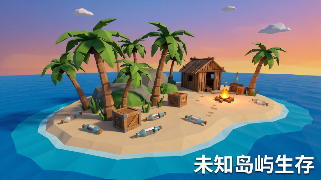 һ����ε����ˮ���Ƶ����ػĵ�ȫ�������������ǵͶ���η���Ҭ�������������ɳ̲��ɢ����ľ����Ư��ƿ��Զ���м�ª��ľ�Ʊӻ�����������ճ��ֻƻ轥��ɫ�����������½��ð�ɫ�����ע��δ֪�������桱��������Ϊ���µͶ����3D��Ⱦ��ϸ�ڷḻ�����������ɾ����޶���Ԫ��