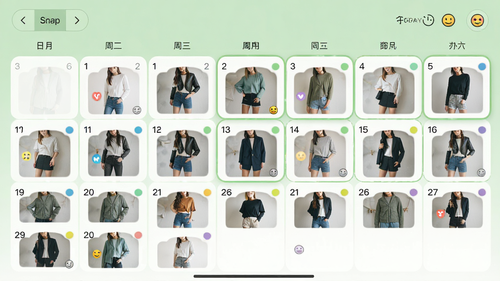 �����³�App�Ĵ����������棬����Ϊ��������ÿ�����ڸ�����ʾ���촩���С����ͼ�����������в�ɫԲ���ǣ�����Ϊȫ�����������Ϊ����ǳ�����⣬ϸ�ڰ����·��л���ť�����ո����߿��������ͼ�꣬���ʸ��壬�ɾ����޶���Ԫ��