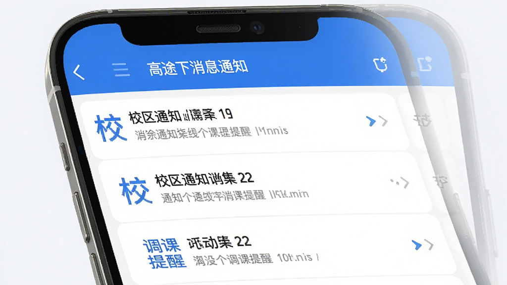 ��;������Ϣ֪ͨҳ�棬�ֻ���Ļ��ʾ����У��֪ͨ��������ѣ��б�ʽ���֣�������ɫ��������񣬸ɾ����࣬���廭��