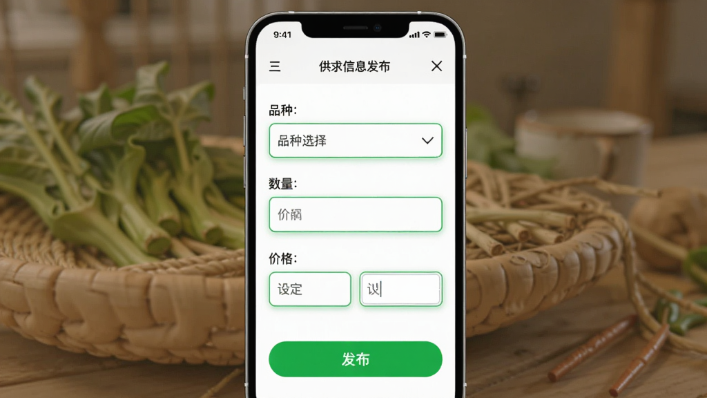 ������ ������Ϣ�������棬����Ϊ�ֻ���Ļ����Ļ����ʾ��Ϣ��д����������Ʒ��ѡ���������롢�۸��趨�ͷ�����ť������Ϊ����������У������ˬǳɫ��ϸ������ɫ������ť���������������ʸ��壬�ɾ����޶���Ԫ��