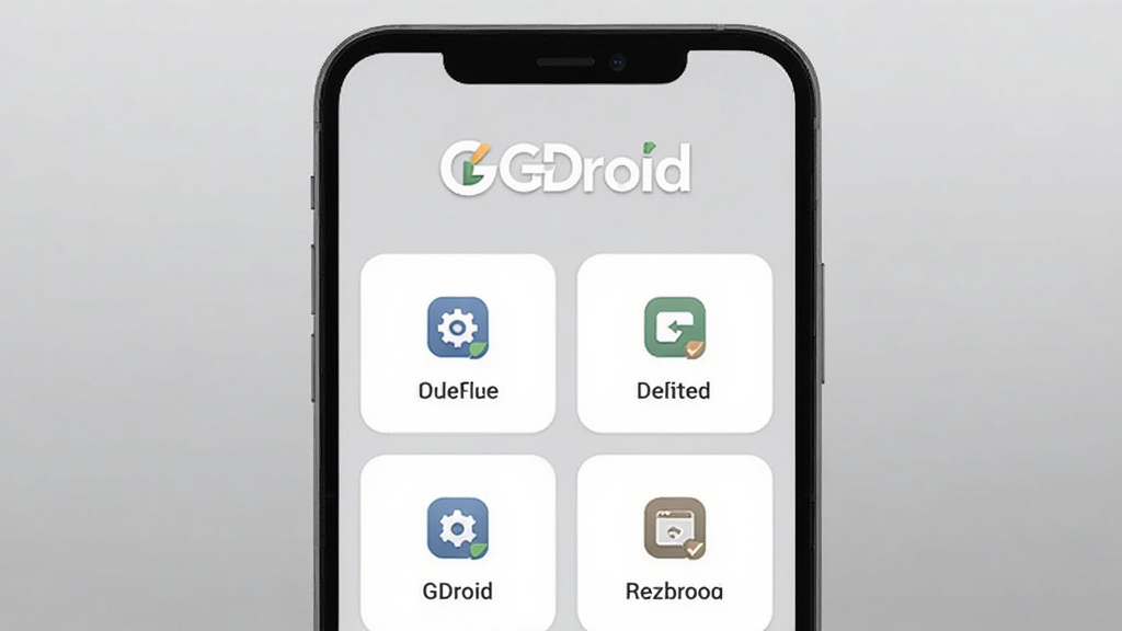 һ��չʾGDroid������������ֻ���Ļ��ͼ�����������Ǽ����������棬������GDroid��־������������ʾ����ģ��ͼ�꣬����Ϊǳ��ɫ���䣬��������ˬ�ɾ��������������޶���Ԫ�أ��ʺ���Ϊ��������վԤ��ͼ