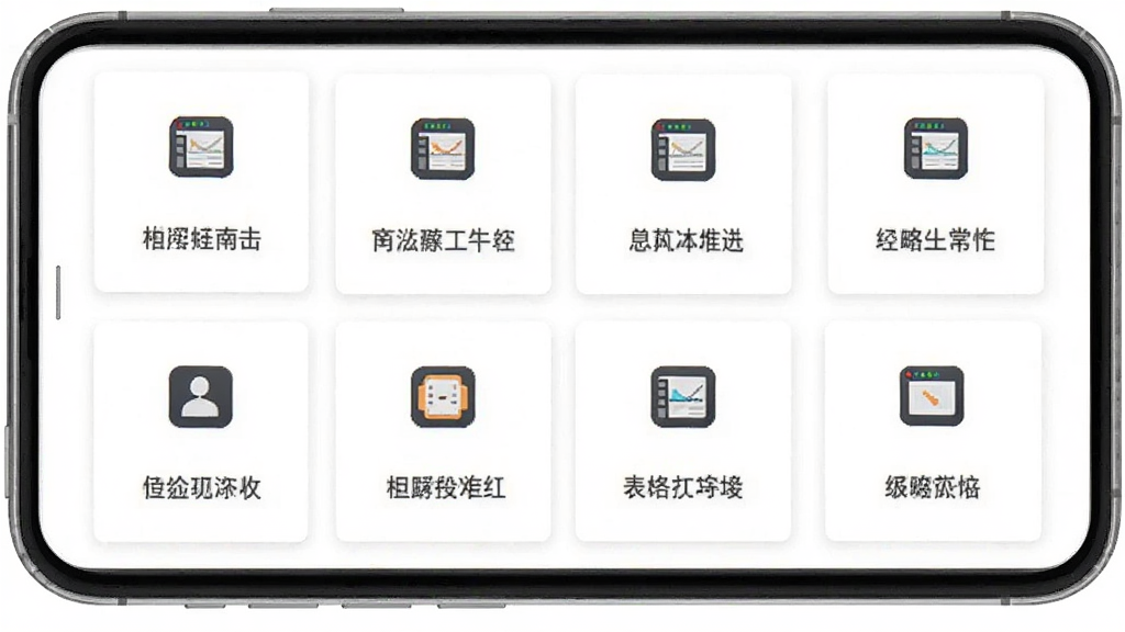 GDroid�������ܽ��沼��ʾ��ͼ���������ֻ���Ļ��չʾ������ܿ�Ƭ�������У�ÿ����Ƭ���м�ͼ�������˵��������Ϊ��ɫ�������Ű��������򣬷�������񣬻��ʸɾ�������Ԫ��