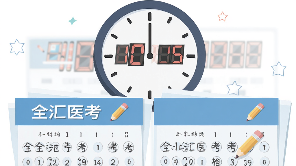 һ�ű���ȫ��ҽ��ģ�⿼�Գ����Ĳ廭�������ǵ���ʱʱ������⿨������Ϊ�Ϸ�ʱ���·����⿨���Ű�Գƣ����Ϊ���������ƽ�廭��ϸ�ڰ������⿨�ϵġ�ȫ��ҽ�������֡�Ǧ��ͼ�꣬�����������ɾ����޶���Ԫ��