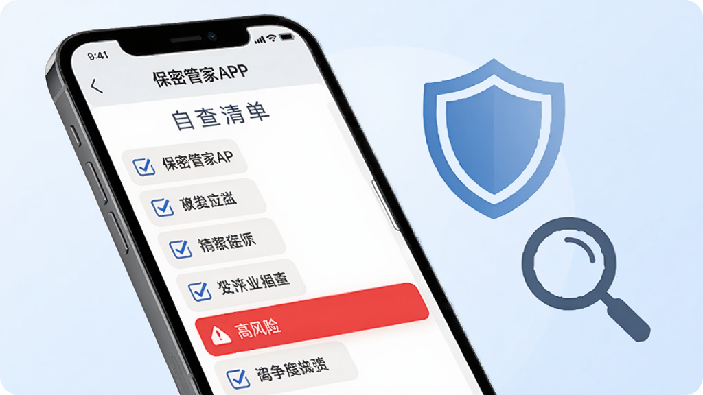 һ���ֻ���Ļ����ʾ���ܹܼ�APP���Բ��嵥ҳ�棬ҳ�����ж�������Ŀ������һ���ɫ������עΪ���߷��ա����ֻ��Ա���һ������ͼ��ͷŴ�ͼ�꣬�����ǵ���ɫ���䣬��������񣬻����������޶���Ԫ��