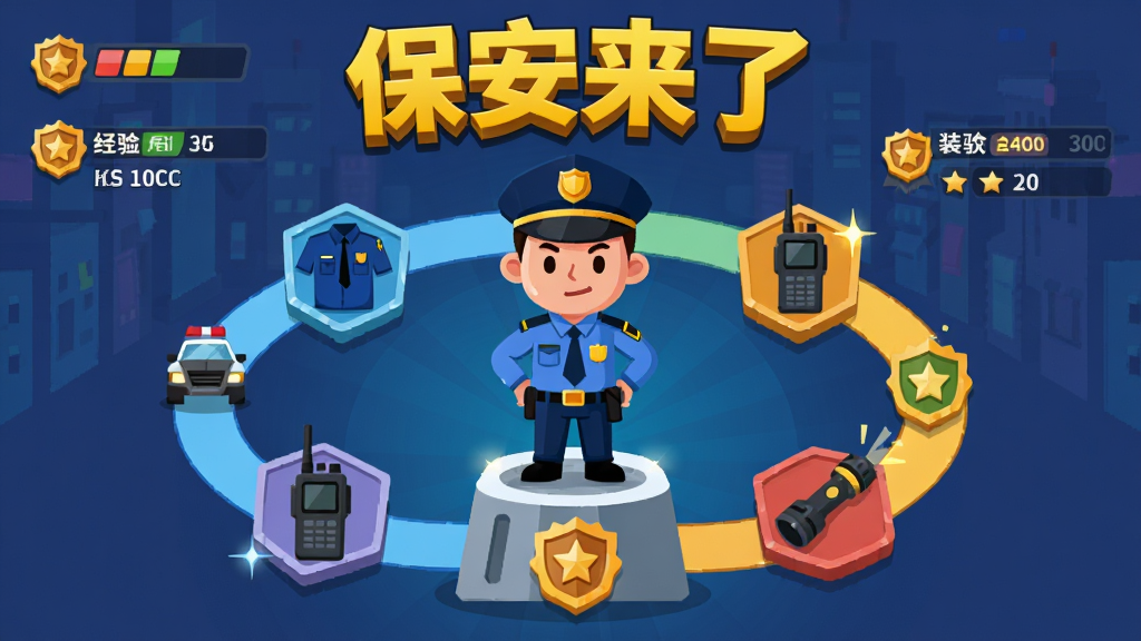 ����������һ����ͨ������ɫվ������̨�ϣ���Χ�����Ų�ͬ�ȼ����Ʒ����Խ������ֵ�Ͳ��Ѳ�߳���װ��ͼ�꣬�γ�һ����������·��ͼ�����ֲ������ķ���ʽ�Ű棬�����û�ɫ������д���������ˡ������Ϊ��ϷUI���ı�ƽ�廭��ɫ�ʶԱ�������ϸ�ڰ������������ȼ����¡�װ�����Ա�ǩ�����ʸɾ����޶���Ԫ�ظ��š�