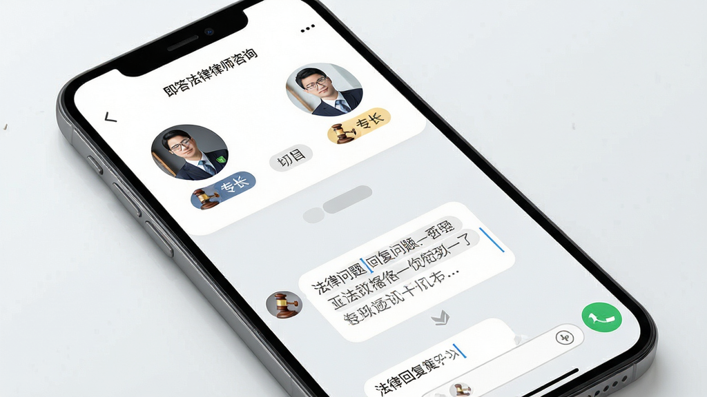 ��������ʦ��ѯ���棬����չʾ�ֻ���Ļ�ڶ�λ��ʦͷ����ר����ǩ���У��û��������뷨�����⣬�Ի���������ʦ�ظ����ݣ�����Ϊ��ɫ��ǳ��ɫ���䣬�������רҵ��ϸ�ڷḻ�����ʸɾ����޶���Ԫ��