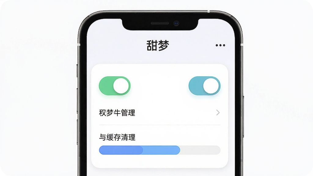 �����������ý��棬�ֻ���Ļ��ʾȨ�޹����뻺������ҳ�棬�����С����Ρ����ֱ�ʶ���в�Ϊ����ذ�ť�ʹ洢ռ��������������������Լ�ִ���ϸ���ϰ�ť����Բ����ƣ����ʸ��壬�ɾ��޶���Ԫ��