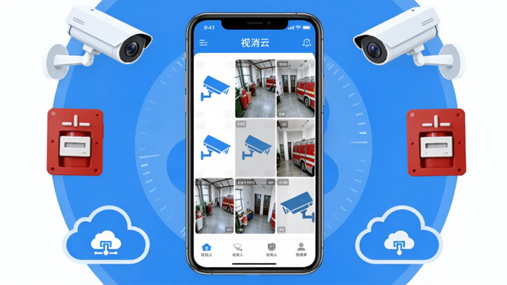 ����������������չʾͼ������������һ�������ֻ�����Ļ����ʾ������APP�ļ�ػ���Ź��񲼾֣�������������������ͷͼ���ʵʱ��Ƶ����ͼ���ֻ���Χ�����ż������ͷ���������������ƶ���״�����ݴ洢ͼ���Ԫ�أ����岼��Ϊ���й�ͼ���ֻ����С��ܱ�Ԫ�سʻ������У����Ϊ��ƽ���Ƽ��磬ɫ������ɫ�Ͱ�ɫΪ����ϸ�����ֻ���Ļ��