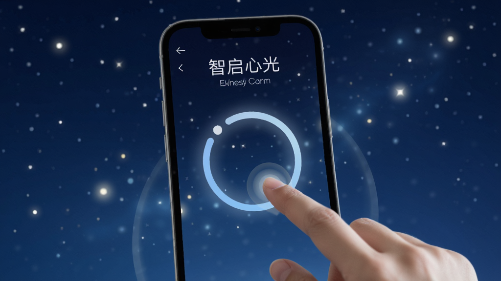 �����Ĺ�����ڤ����棬�ֻ���Ļ��ʾ����ѵ��Բ������������Ϊ����ɫ�ǿ�����͹�㣬�û���ָ�ᴥ��Ļ�������Χ�������꣬��񼫼�����������ɾ��޶���װ�Σ����廭�ʣ�����Ϊ�ֻ����������