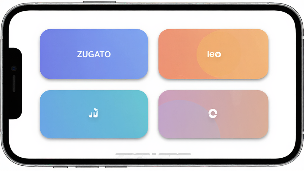 Zugato����������չʾͼ������Ϊһ��������õ������ֻ�����Ļ����Zugato�ļ��������˵�����������Բ�Ǿ��εĴ�ť�������������ʣ����Ϊ�ִ���ƽ��UI��ƣ�ϸ����ͻ����ť��΢��������Ӱ�ʸУ���������������Ϊ��ɫ���ף��޶���װ��Ԫ��