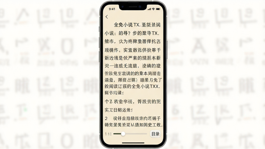 ȫ��С˵TXT�ƶ����Ķ����棬����չʾ�ֻ������Ķ�С˵���ģ���������������Ϊ�׻�ɫ����ģʽ���ײ��з�ҳ��������Ŀ¼��ť������״̬����ʾʱ�䣬����ɾ���ˬ�����廭�ʣ��޶���Ԫ��