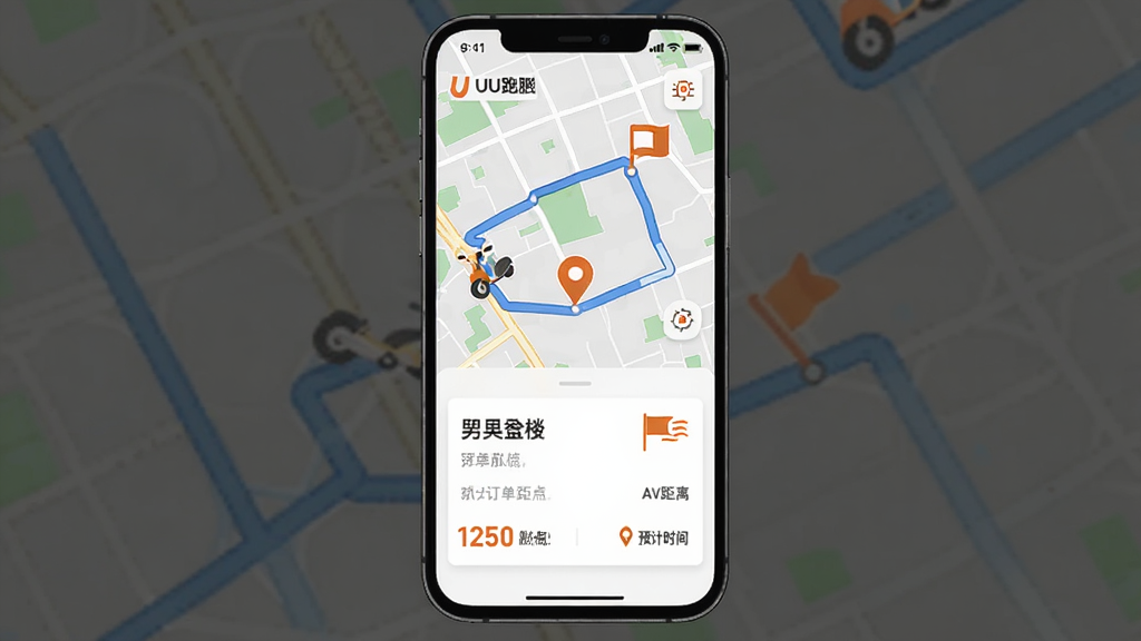 ������UU�������ж˵������ͽ��棬����Ϊ�ֻ���Ļ��ʾ��ͼ·�ߣ��Ű�Ϊ�Ϸ���ͼ�����·��������鿨Ƭ�����Ϊ��ƽ����ͼ�����ɫ·�߳�ɫ��ǵ㣬ϸ�ڰ����綯��ͼ������յ�����Ԥ��ʱ�������ֵ�����ʸ���ɾ��޶���Ԫ��