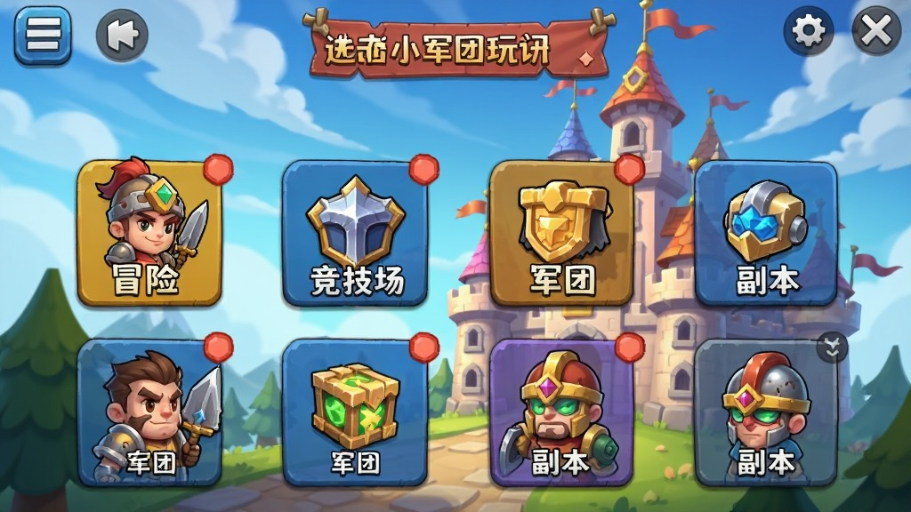 ����С�����淨ѡ����棬����չʾ����淨���ͼ�꣬����ð�ա������������š������ȣ�����Ϊ��̬��ͨ�Ǳ������Ϊ���������湦�ܲ��֣�ϸ�ڰ��������ʾ����������ɫ���棬�����������ɾ����࣬�޶���Ԫ��
