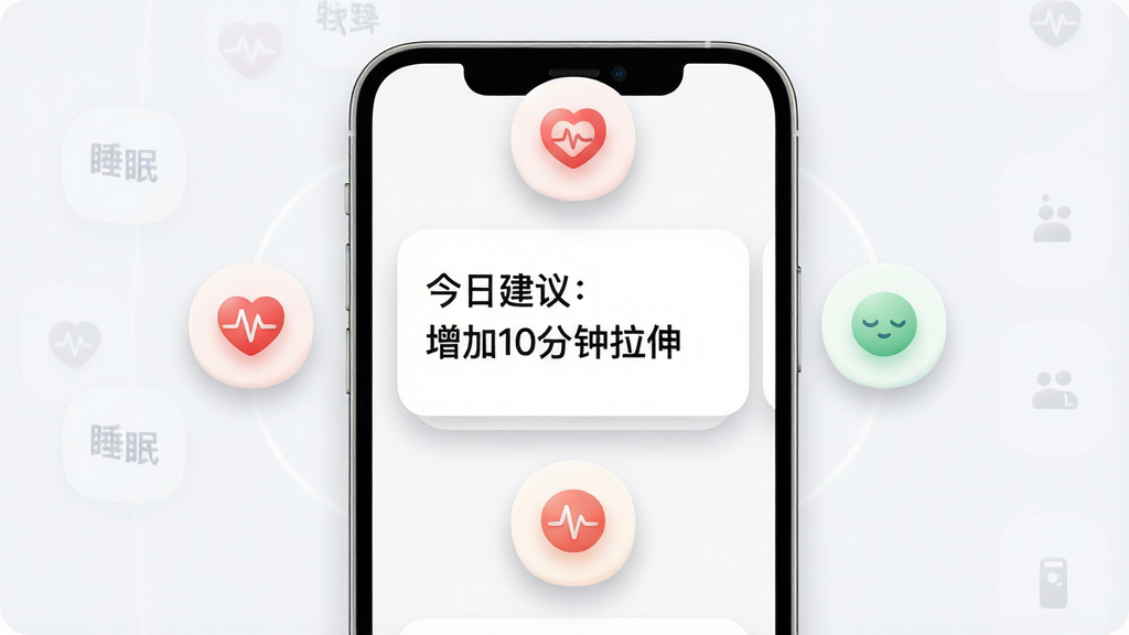 AI�������ټ����Ի��������ͽ��棬��������Ϊ�ֻ���Ļ��ʾ�������鿨Ƭ����Ƭ�������֡����ս��飺����10�������족����Χ����˯�ߡ����ʡ�ѹ������Сͼ�꣬����Ϊ���½ṹ��������Բ�ǿ�Ƭ�磬ϸ���Ͽ�Ƭ����΢��Ӱ�����ʸ��壬�ɾ����޶���Ԫ��