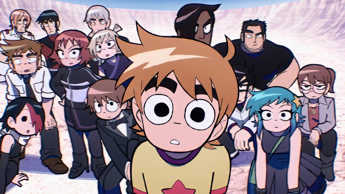 ˹����Ƥ������(Scott Pilgrim) ��Ӱ��Ч������ԭ�����Ա�
