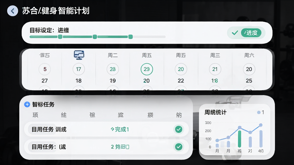 �պϽ������ܼƻ�ҳ�棬��������Ϊ����ʽѵ�����ű����������½ṹ���Ϸ�ΪĿ���趨���·�Ϊÿ�������б���������Բ����ƣ�ϸ�ڰ�������������ɴ�ͼ�ꡢ��ͳ��ͼ�����ʸ��壬�ɾ����޶���Ԫ��