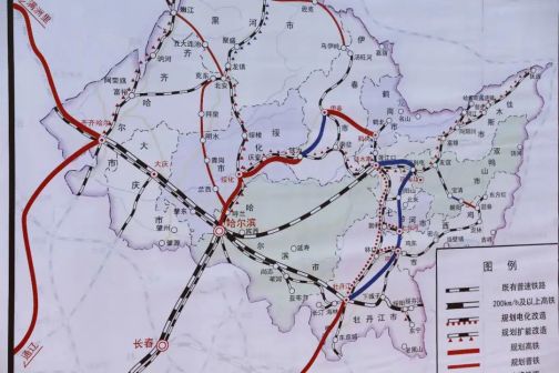 哈伊铁路沿线车站规划示意图