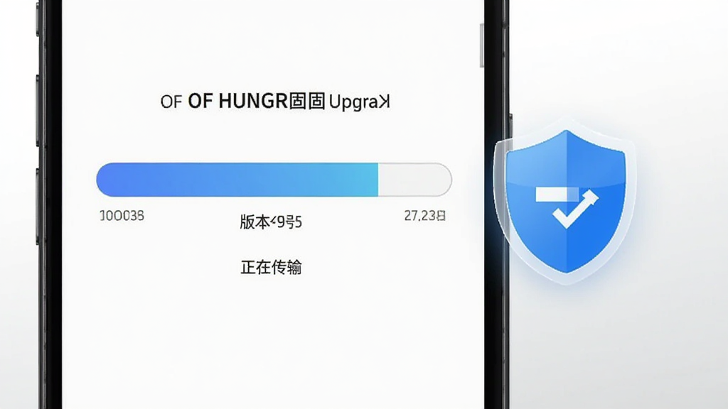 ����ΪOF HUNGER�̼�����ҳ�棬�ֻ���Ļ����ʾ������������汾����Ϣ��������Ϊ��ɫ������䣬�·��С����ڴ��䡱״̬���֡��ֻ��Ҳ�����һ������ͼ���ʾ��ȫ����������Ϊ�ɾ��İ�ɫ��ǳ�ҽ��䣬��������񣬲������������ʸɾ����޶���Ԫ�أ��ʺ���Ϊ����������ͼ��