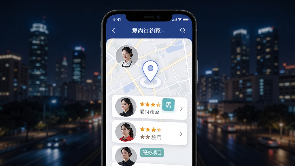 ������Լ���Ҹ�����ʦƥ�书�ܽ��棬�ֻ���Ļ��ʾ��ͼ��λ�ͼ�ʦͷ���б�����ʦ��Ƭ�������ֺͷ�����Ŀ��ǩ�������ǳ���ҹ�����Ƽ���������н�ϣ����廭�ʣ������������ɾ��޶���Ԫ��