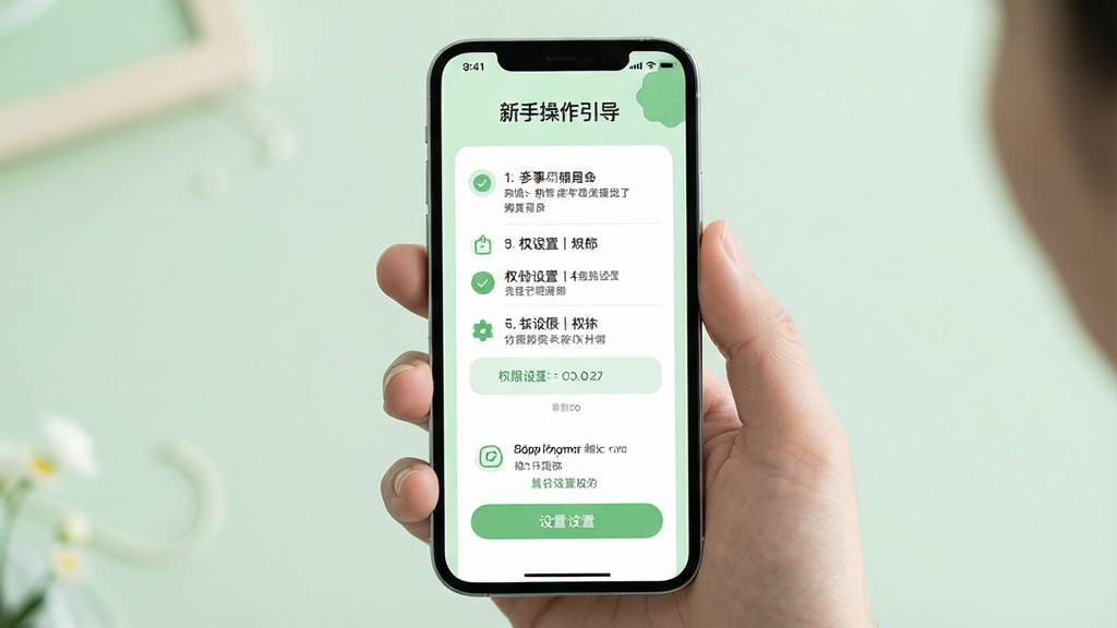 ����App���ֲ�������ҳ�棬�ֻ���Ļ��ʾ����ָ����Ȩ�����ý��棬����Ϊ���ǳ��ɫ����������Ѻã�ϸ�����������ʸɾ����޶���Ԫ��