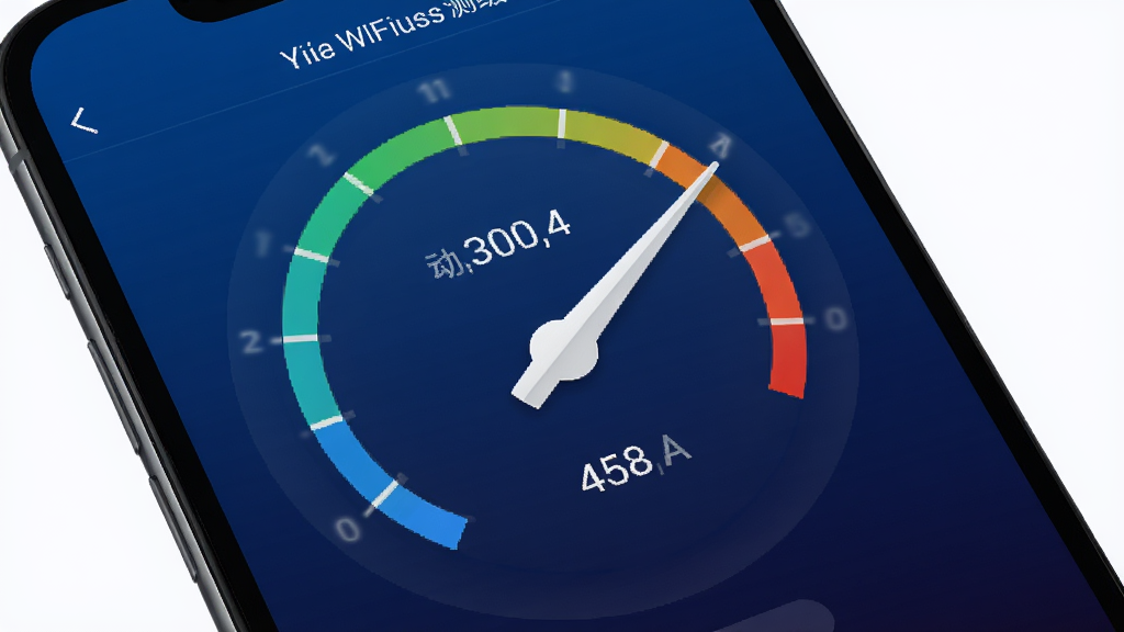 �ֻ���Ļ��ʾ����WiFi�׿�����������ٽ��棬��Բ���Ǳ�����ʾ�����ٶ���ֵ������Ϊ����ɫ���䣬�Ǳ���ָ�������������������ɾ��޶���Ԫ��