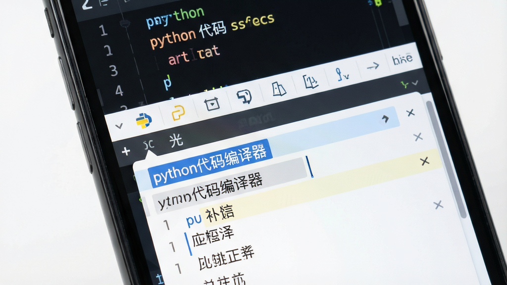 һ��չʾpython������������벹ȫ���ܵ�ͼƬ������Ϊ�ֻ���Ļ��д����Ļ����ʾ����༭���뵯���Ĳ�ȫ��ѡ�б�������Ϊ�༭�����Ϻ�ѡ�б����£��Ű���գ����Ϊ�ִ���ƽ����ƣ�ϸ�ڰ�����ѡ�ʸ�������ݷ����������λ�ã����ʸ��壬����ɾ����޶���Ԫ�أ���Ļ����ʾ���֡�python�����������