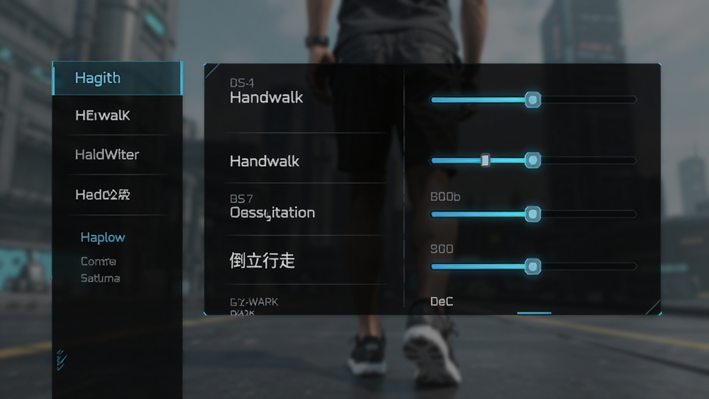 �������ߣ�Handwalk��PC�������Ϸ���ý��棬�����ǻ��ʵ���ѡ�����Ϊ���˵��Ҳ໬�飬�Ű������ɫ���⣬���Ϊ�Ƽ��У�ϸ�ڰ���ѡ�����֡��������������ģ�������ʸ��壬�ɾ����޶���Ԫ��