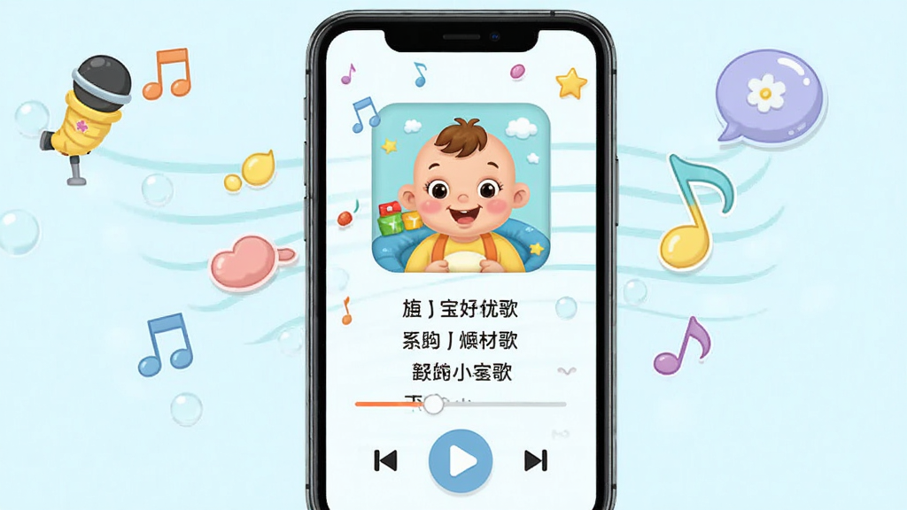 ��������Ӧ�ý���չʾͼ������Ϊ�ֻ���Ļ����Ļ����ʾ���ڲ��ŵĶ�����棬�����������桢��ʹ������򡢲��ſ��ư�ť�����ּ�����ˣ��������ͯȤ��ϸ���п�ͨС��Ͳ����������ɫ����װ�Σ����������ɾ����޶���Ԫ��