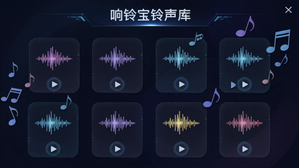 ����չʾһ�����������ѡ����棬�������Ϊ�����屦�����⡱���·������Ŷ�����ֲ���ͼ��Ͳ��Ű�ť����������ɫ���䣬����Ԫ�شӽ�����Ʈ�������Ϊ�Ƽ���UI��ƣ��Ű����룬ϸ�ھ��£����ʸɾ����޶���Ԫ��