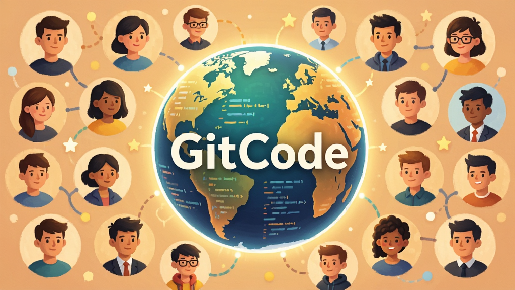 һ��չ��GitCode��Դ������Χ�Ĳ廭������Ϊ�ڶ࿪����ͷ��Χ��һ������ĵ��򣬵�������д��������롰GitCode������������Ϊ�������ͷ���ƣ����Ϊ��ů�����磬ϸ�ڰ��������������ǵ�׺�����ʸɾ����޶���Ԫ��