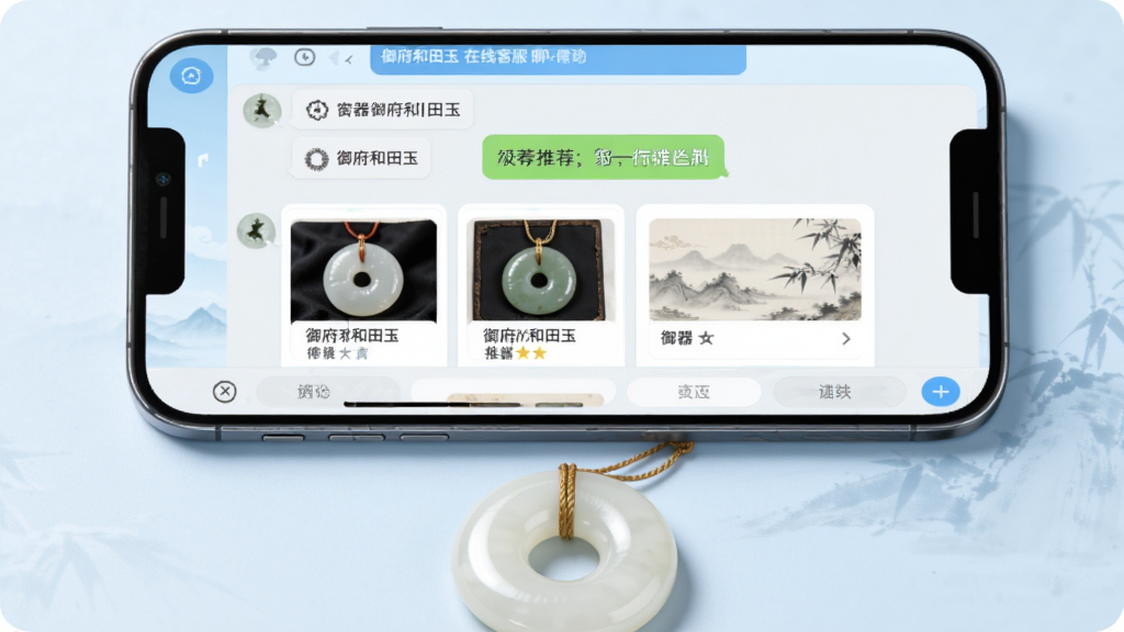 �������������߿ͷ�������棬�ֻ���Ļչʾ�Ի������������Ƽ���Ƭ������ײ�����һö����ƽ���ۣ�����Ϊ����ɫ���������½ṹ�����Ϊ����ǳɫ��ϸ�ڰ�����������������ͼƬ�����ʸ��壬�ɾ����޶���Ԫ��