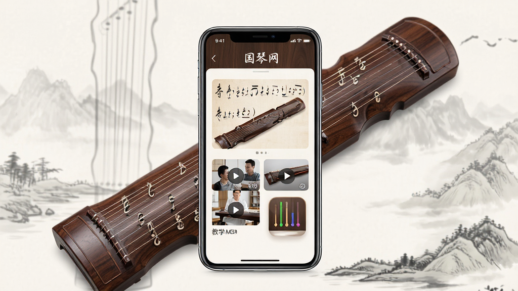 ����������һ�������ֻ�����Ļ��ʾ����������Ӧ�ý��棬�������й����ס���ѧ��Ƶ����ͼ�͵�����ͼ�꣬����Ϊ���ŵ�ˮīɽˮ��������������岼�ּ��󷽣����Ϊ�й������ִ�UI��ϣ�ϸ�ڰ�������������ľ���ʸУ����ʸ��壬�ɾ����޶���Ԫ��