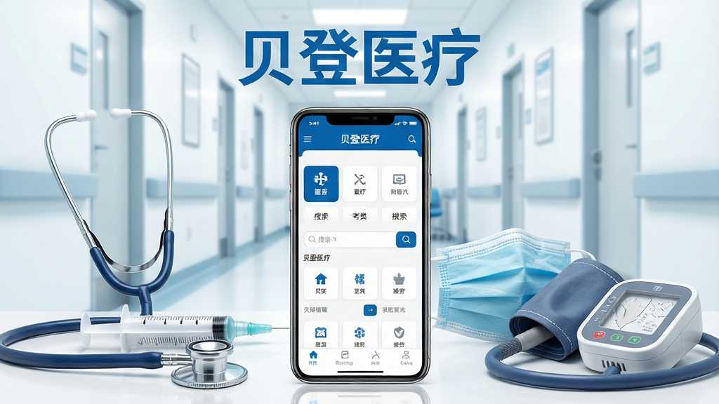 һ��չʾ����ҽ��APP���Ľ���ĳ���ͼ������������һ�������ֻ�����Ļ����ʾ����ҽ��APP����ҳ��ҳ�����ҽ����е���ർ�������������ֻ���Χ��������������ע������ҽ�ÿ��֡�Ѫѹ�Ƶ�ҽ����Ʒ�������Ǽ��������ҽԺ���ȳ�����������Ϊдʵ����磬ɫ��������Ϊ����ϸ�����������ʸ��壬�ɾ��޶���Ԫ�أ�ͼƬ�Ϸ������֡�����ҽ�ơ�