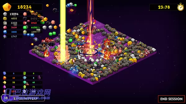 �����ھ��������°�(Keep on Mining! - Worlds)�ᾧϿ���밵���ܶ����ν�ͼ