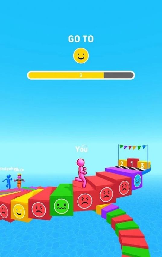 Color Run 3D ��ɫ�� ��Ϸ�÷ֽ��� �����뱼�ܻ���