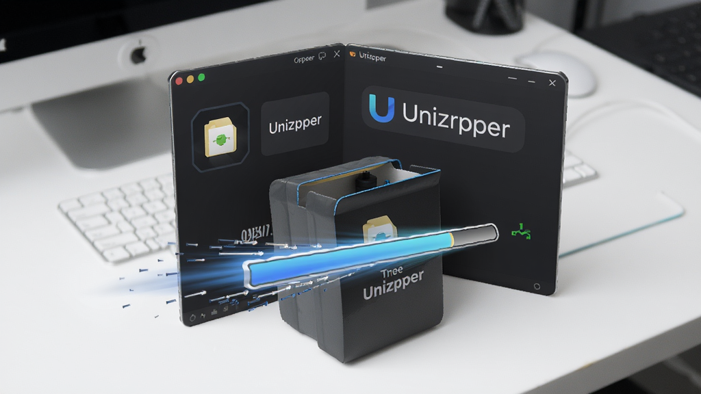 һ��չʾ��ѹ��Unizpper�ļ���������ѹ�����ѹ��ͼƬ�������н�ѹ��Unizpper�ļ������������ڽ�ѹһ������ѹ��������������ʾ����ǰ�����ֻ���Ļ��Χ���ٶ�����Ч�������Ǽ��İ�ɫ����̨�������񶯸пƼ���ϸ�����������ʸɾ����޶���Ԫ��