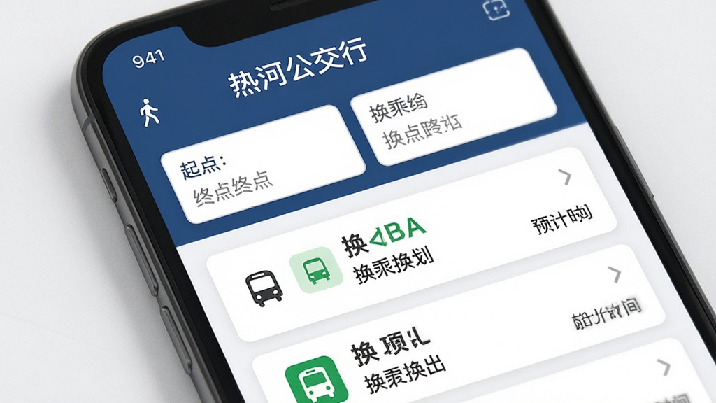 ��·��ѯ�뻻�˷������棬����Ϊ�ֻ���Ļ��ʾ���Ⱥӹ����С����˹滮���ҳ�棬����Ϊ���½ṹ���Ϸ���ʾ����յ�������·��г��������˷�����Ƭ�����Ϊ��Լ����磬ϸ�ڰ�������ͼ�ꡢ������·�š�����վ����Ԥ��ʱ�䣬���ʸ��壬�ɾ����޶���Ԫ��
