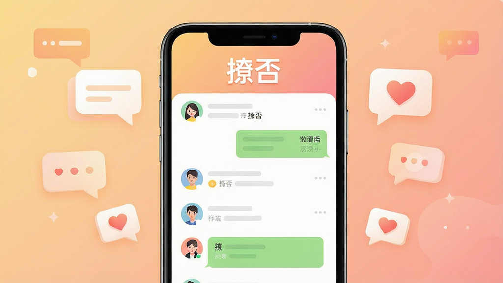 һ��չʾ�ƶ��罻Ӧ�ý���ĳ���ͼ������������һ�����������ֻ�����Ļ����ʾ�����б�������ͷ��Ƭ��Ӧ������