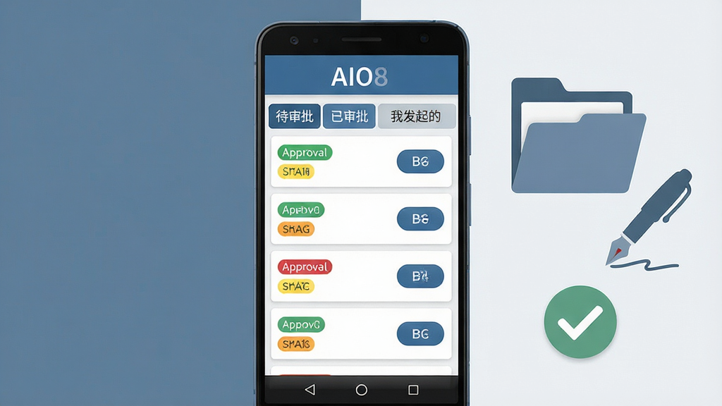 һ��չʾAIO8�ƶ��������ܵĻ��棬����������һ����׿�ֻ�����Ļ����ʾ�����б����棬���涥����