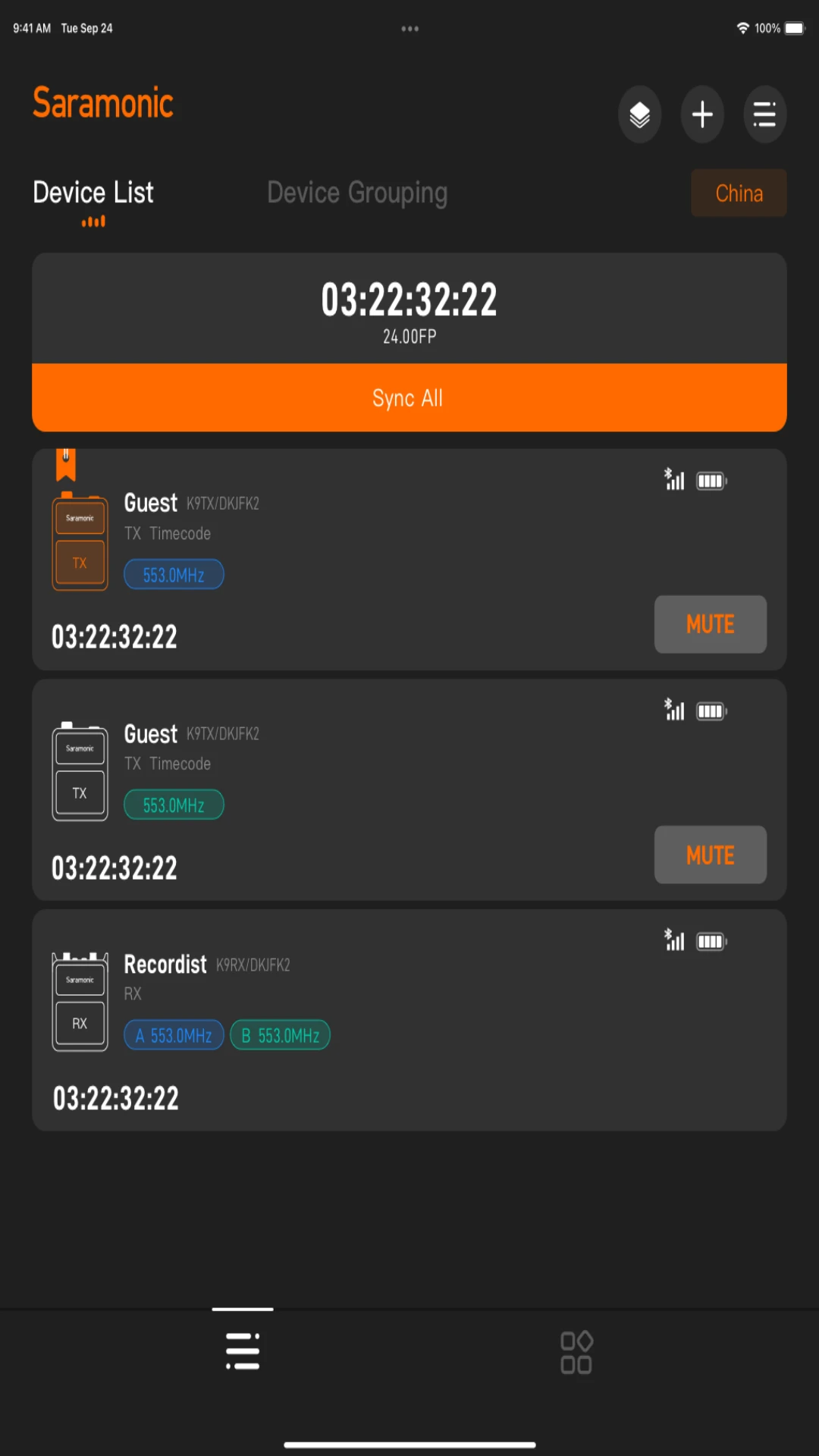 ���Saramonic System2.1.2 ��Ƶ�豸����