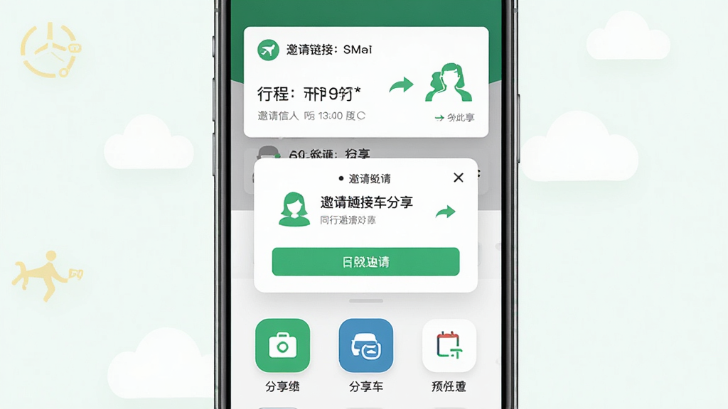 һ��չʾͬ�г���˳�糵����ͬ�����빦�ܵ�����ͼ������Ϊ�ֻ���������ʾ�������ӷ������������ֲ������½ṹ���Ϸ�Ϊ�г���Ϣ��Ƭ���·�Ϊ��������ͼ�꣬�Ű������ˣ����Ϊ����ǳɫϵ��ϸ�ڰ�����ɫ����Ԫ�ء������Ӱ��������ͷ�����ʸ��壬�ɾ����޶���Ԫ��