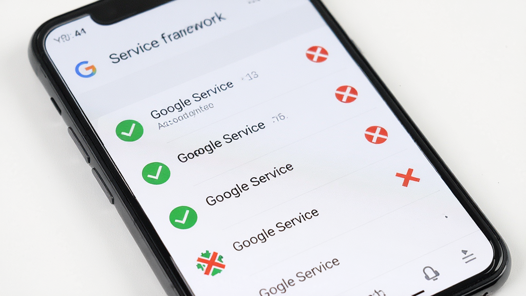 һ���ֻ���ĻչʾG�����ܼ��Ӧ�õ�һ����⹦�ܽ��棬��Ļ����ʾ���Google��������ļ�����б���ÿ��ǰ������ɫ�Թ����ɫ��ű�ʶ�������������񣬱����ɾ��������������޶���Ԫ��