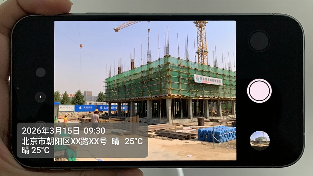 λ��ˮӡ��������ս��棬�ֻ���Ļ��ʾ��������һ���������أ��������½��а�͸��ˮӡ��ˮӡ����Ϊ��2026��3��15�� 09:30 �����г�����XX·XX�� �� 25�桱�����沼�ָɾ������дʵ�������������޶���Ԫ��